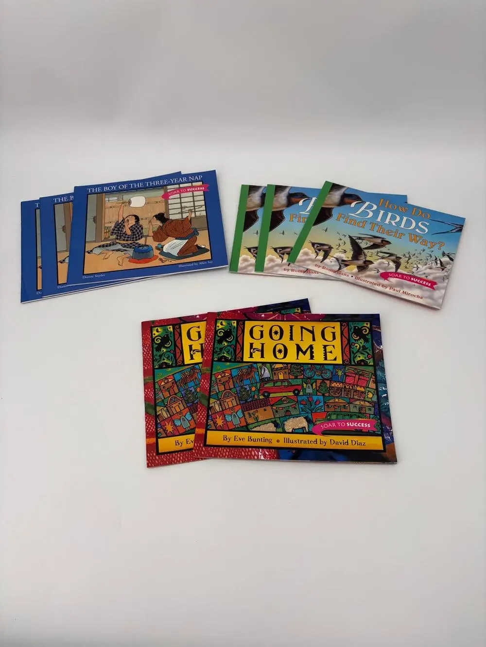 Lot of 8 Houghton Mifflin Soar to Success Reading Books Classroom Homeschool